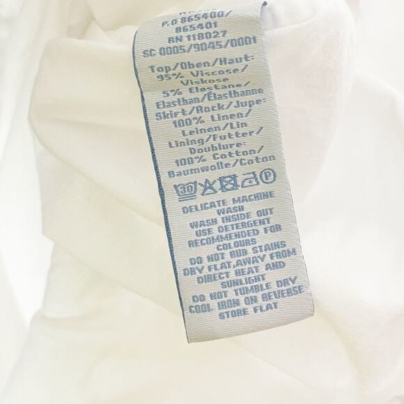 Boden White Sleeveless Dress - Picture 10 of 10